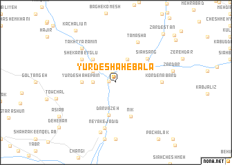 map of Yūrdeshāh-e Bālā