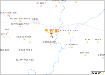 map of Yurdur