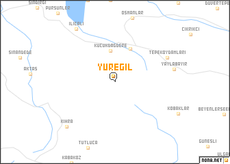 map of Yüreğil