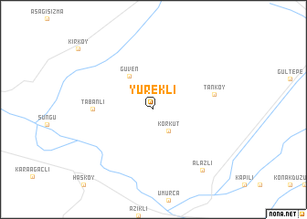 map of Yürekli