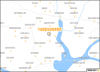 map of Yürekveren