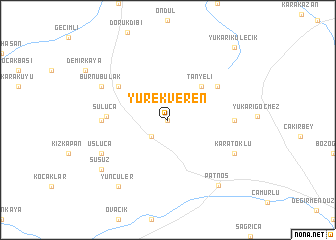 map of Yürekveren