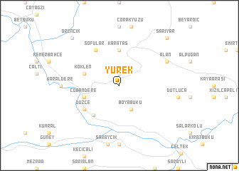 map of Yürek