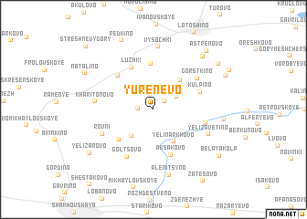 map of Yurenevo