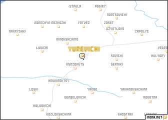 map of Yurevichi