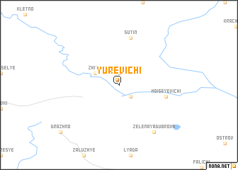 map of Yurevichi