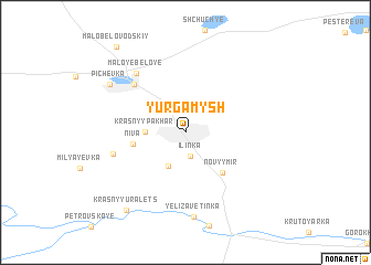 map of Yurgamysh