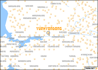 map of Yurhyŏn-dong