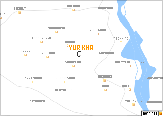 map of Yurikha