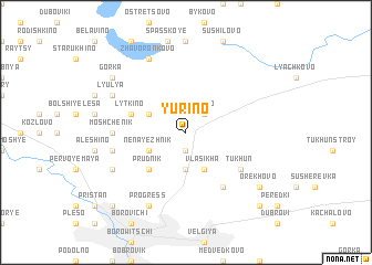 map of Yurino