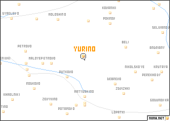 map of Yurino