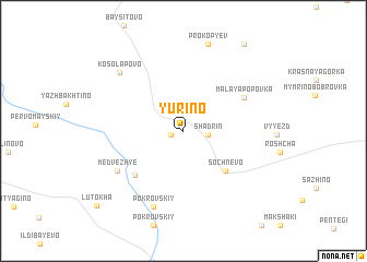 map of Yurino