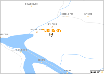 map of Yurinskiy