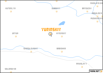 map of Yurinskiy
