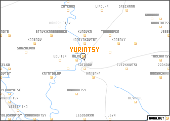 map of Yurintsy