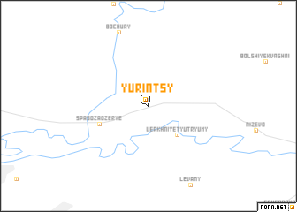 map of Yurintsy