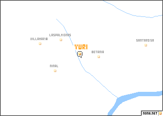 map of Yurí