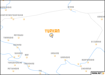 map of Yurkan