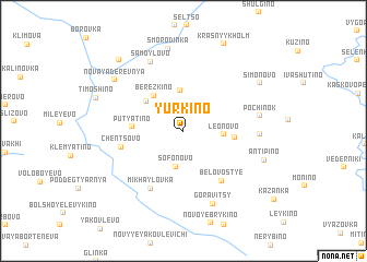 map of Yurkino