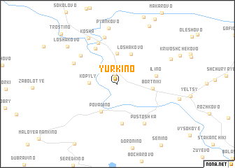map of Yurkino