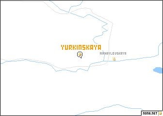 map of Yurkinskaya