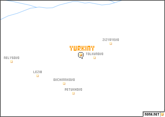 map of Yurkiny