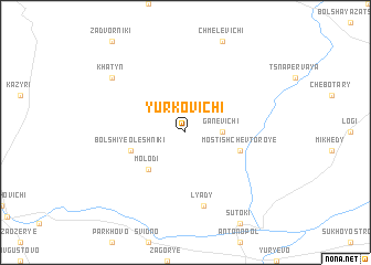 map of Yurkovichi