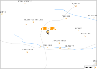 map of Yurkovo