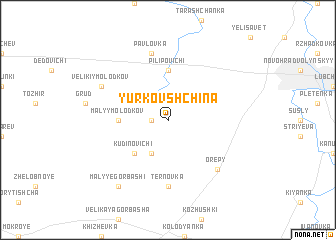 map of Yurkovshchina