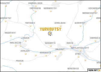 map of Yurkovtsy