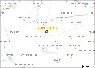 map of Yurkovtsy