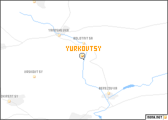 map of Yurkovtsy