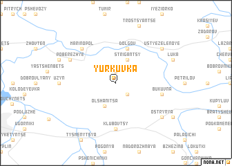 map of Yurkuvka