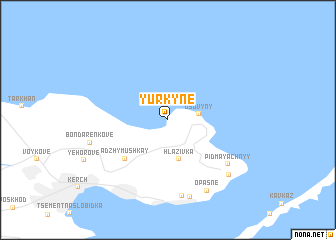 map of Yurkyne