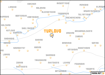 map of Yurlovo