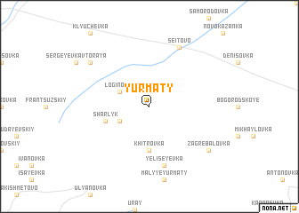 map of Yurmaty