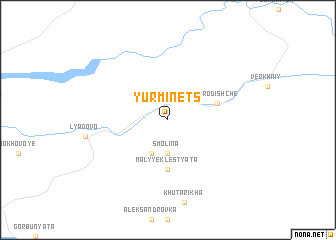 map of Yurminets