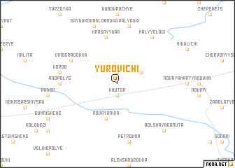 map of Yurovichi