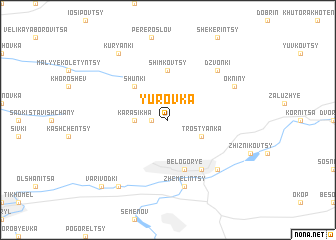 map of Yurovka