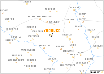map of Yurovka