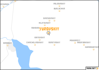 map of Yurovskiy