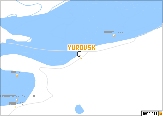 map of Yurovsk