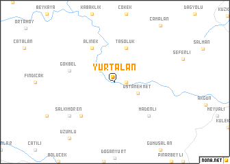 map of Yurtalan