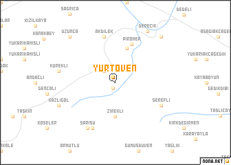 map of Yurtöven