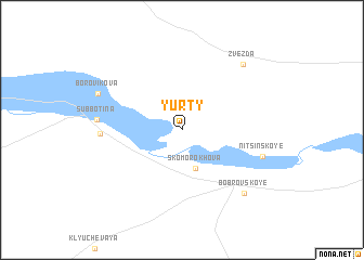 map of Yurty