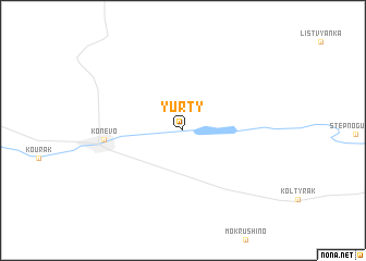 map of Yurty