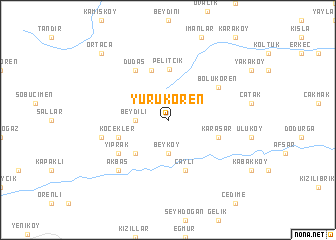 map of Yürükören