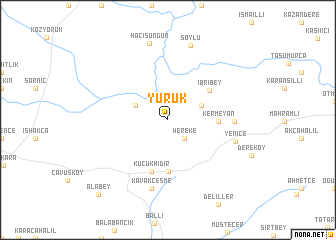 map of Yürük