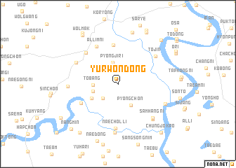 map of Yurwŏn-dong