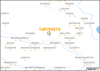 map of Yur\